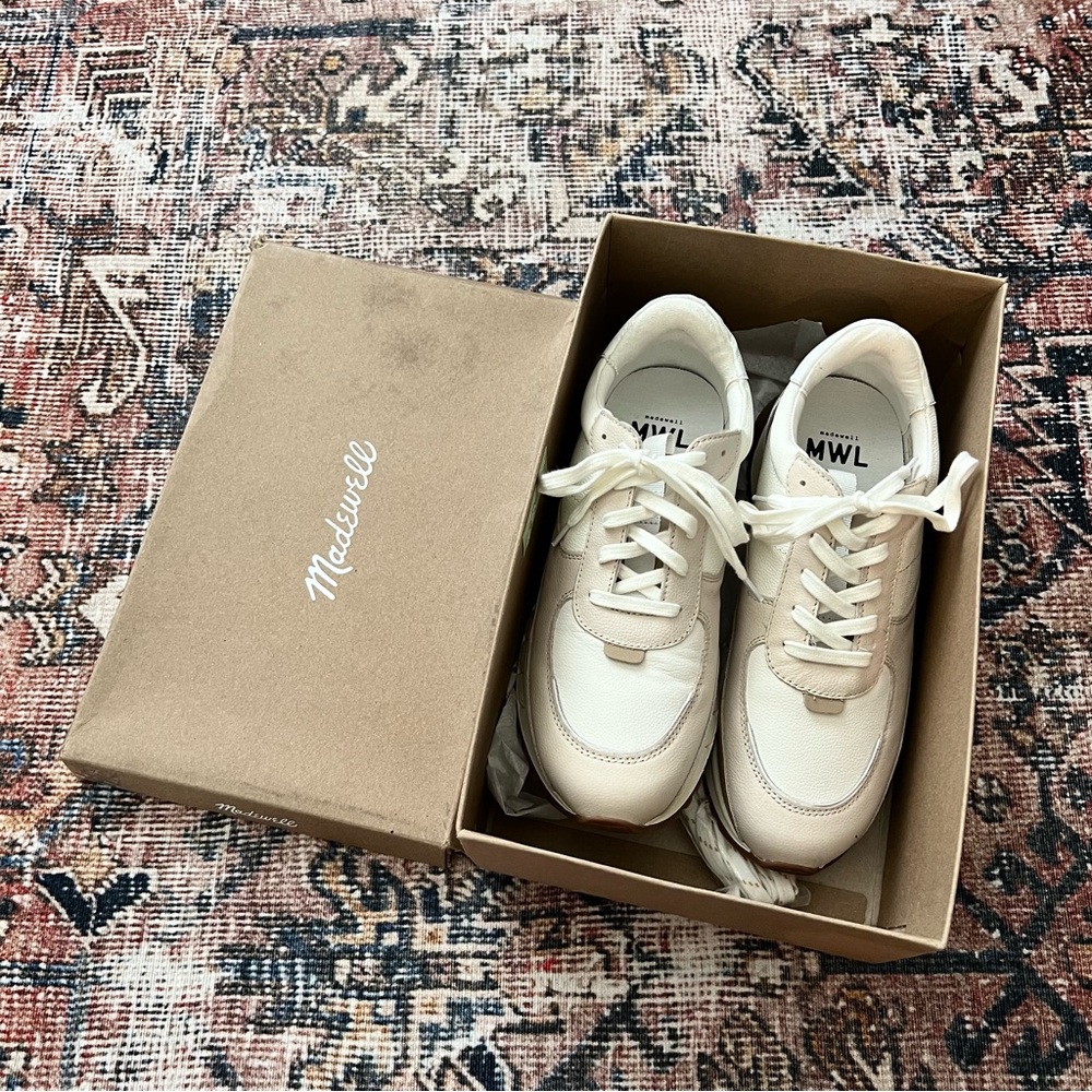 WORN ONCE Madewell Kickoff Sneakers